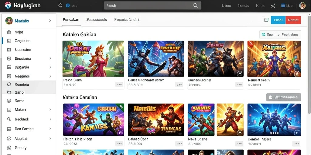 Screenshot menampilkan grafik menawan dari dunia game.
